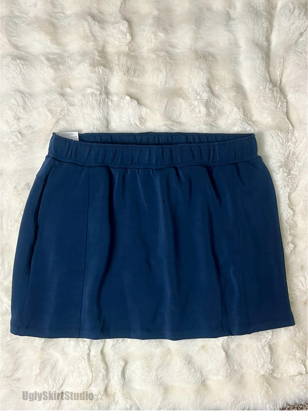 NWT Mondetta Navy Blue High Rise Walking Skort XL Activewear